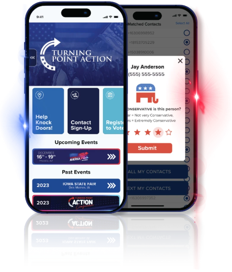 Turning Point Action mobile app